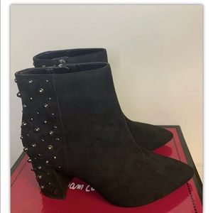 Brand New Circus by Sam Edelman Hannah Metal Studded/Black Booties